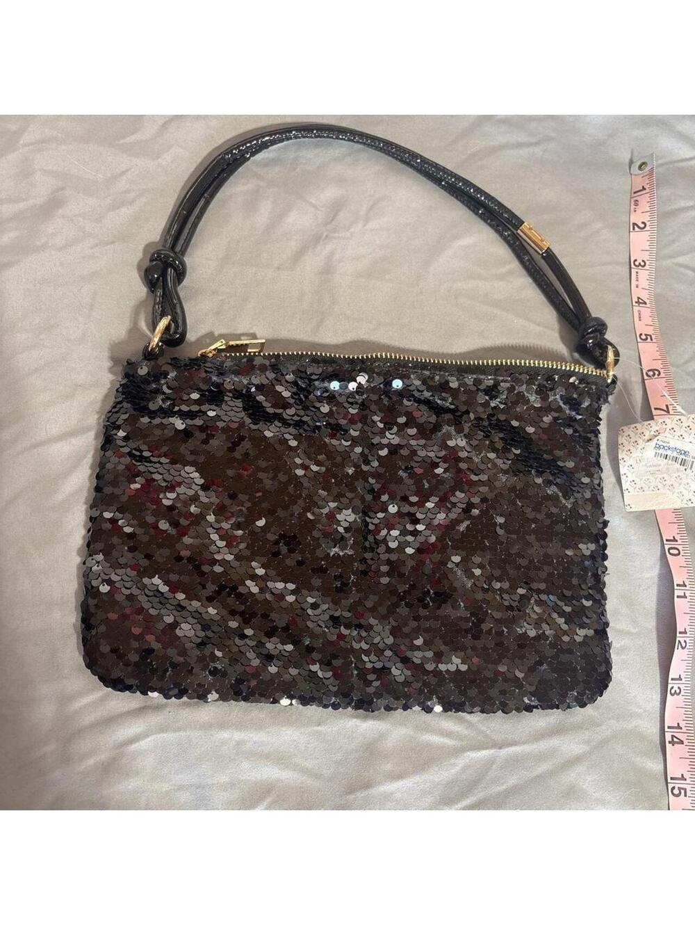 Women's Black and Multi Bag
